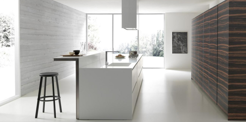 Inspiration for a modern kitchen in Boston.