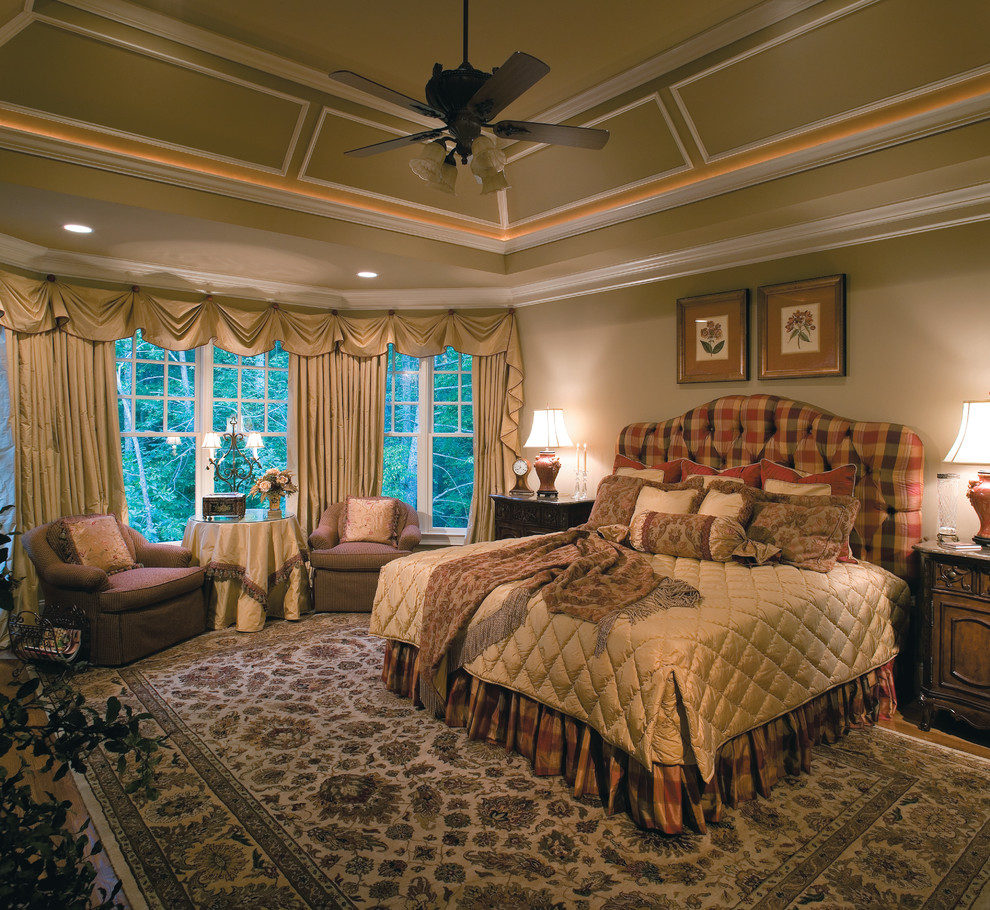 Photo of a traditional bedroom in Atlanta.