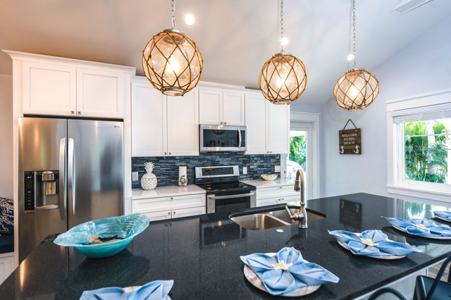 Coastal Luxury costero-cocina