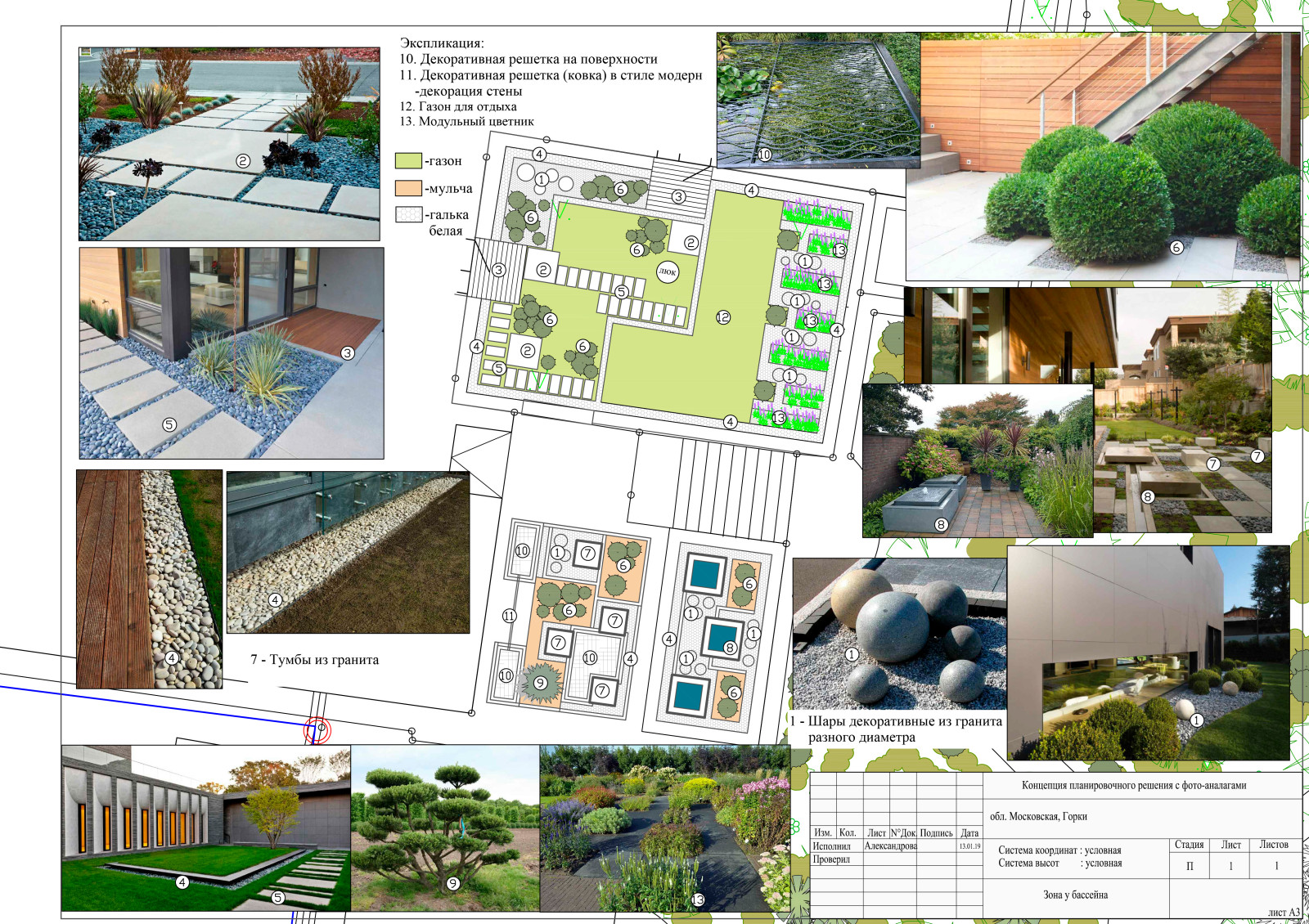 Реконструкция  пространства у бассейна