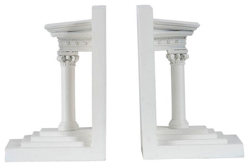 Roman Column Bookends Pair