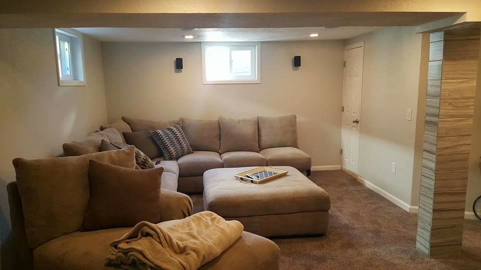 Minimalist home design photo in Denver