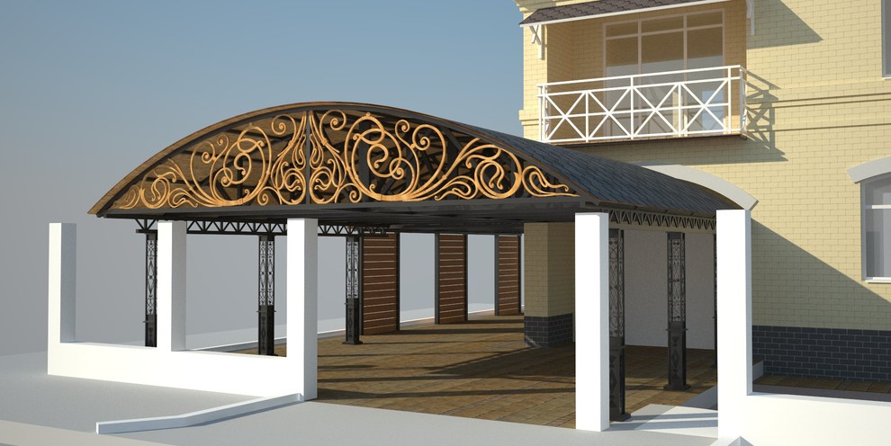 Дом_Навес для авто