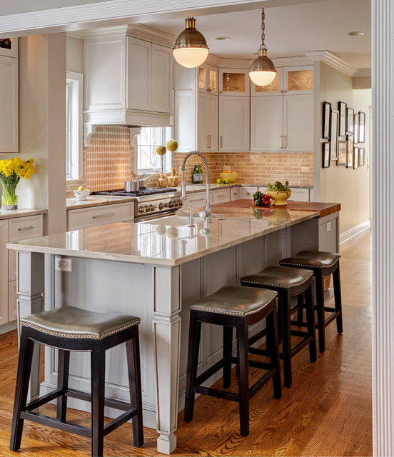 Heartwarming Clásico renovado Cocina Chicago de DDK Kitchen