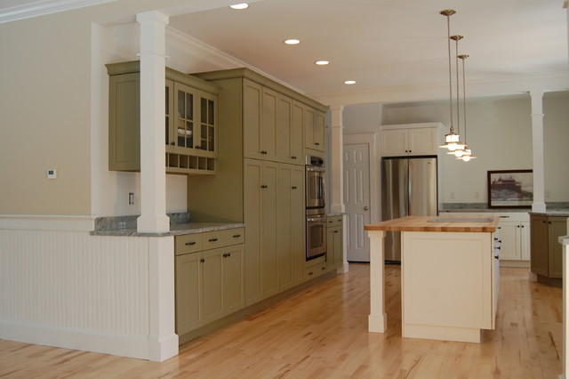 Transitional Kitchen and Bath lantlig-koek