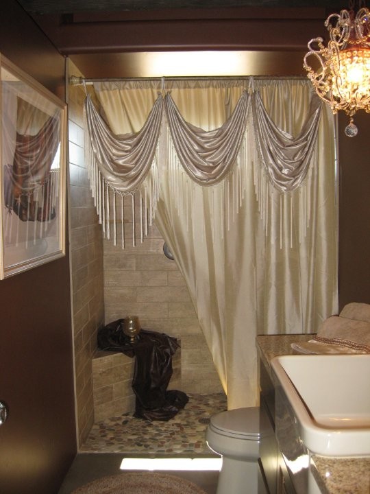 Example of a mountain style bathroom design in Phoenix