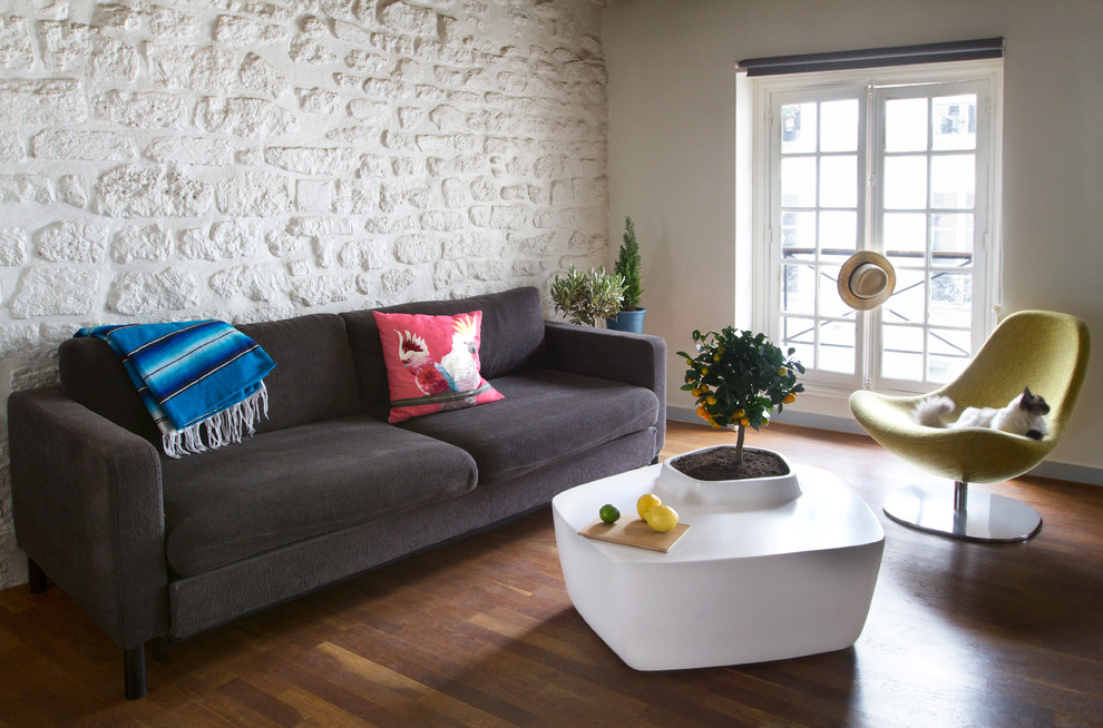 Modern living room in Paris.