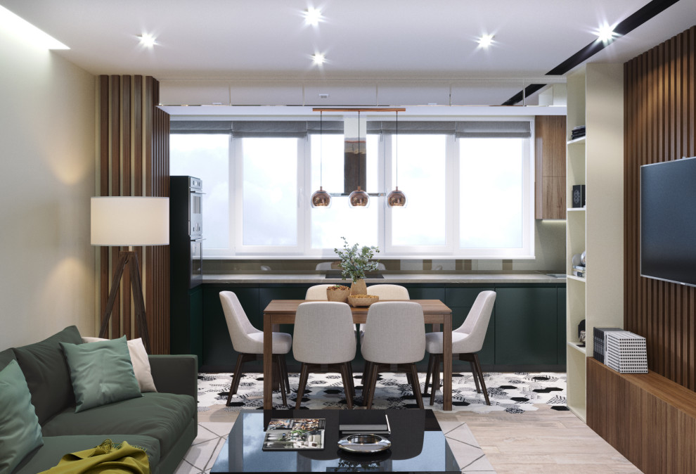 Eco modern style concept