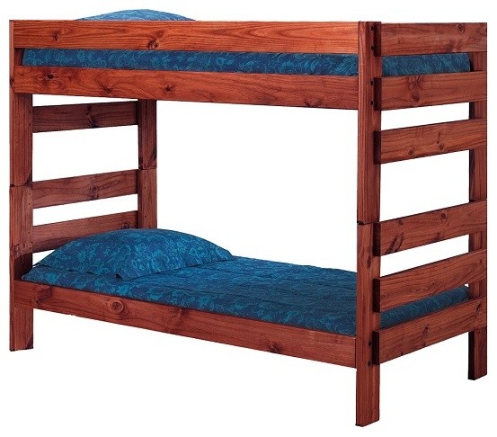 wood bunk beds twin over twin