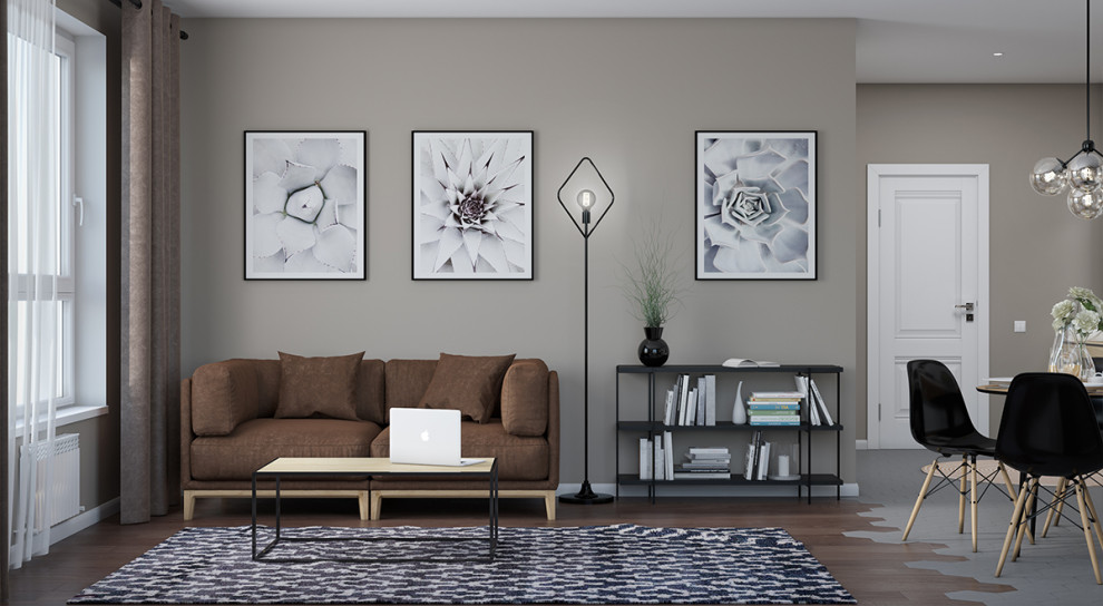 Скандинавский стиль в бежевом исполнение