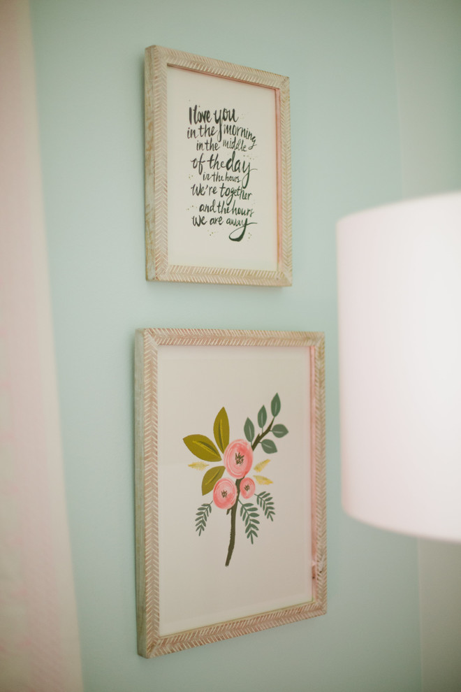 Photo of a small beach style kids' bedroom for girls in Salt Lake City.