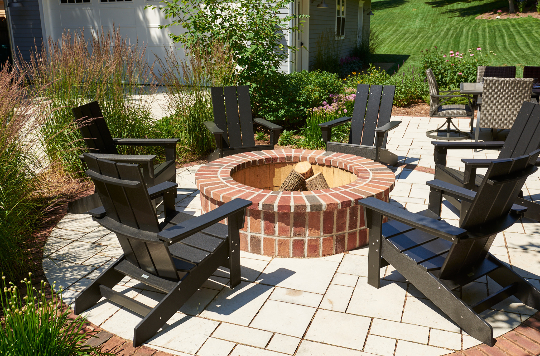 Traditional Backyard + Patio Landscape - Cedarburg, WI