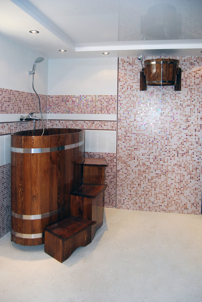 Экстерьер и интерьер бани в Царевщине