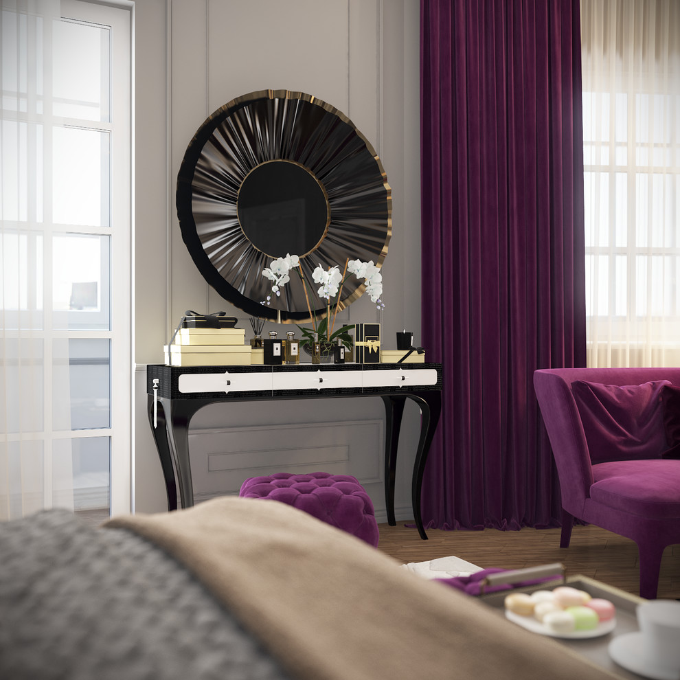 ЖК «Донской Олимп». Дизайн спальни в парижском стиле