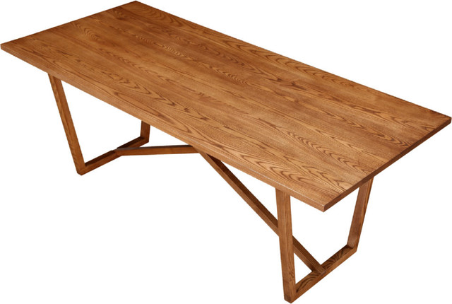 Tricolor Dining Table, Walnut