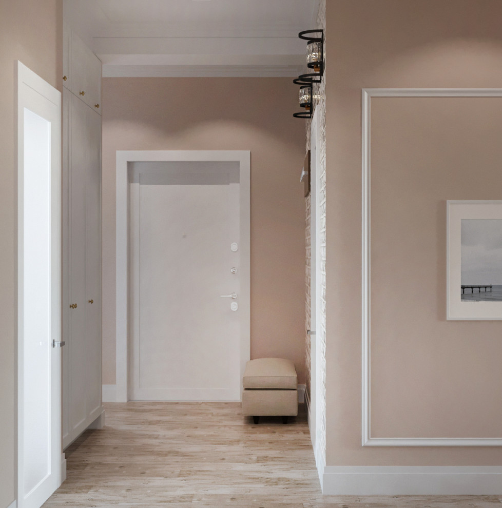 Дизайн проект квартиры  общей площадью 87 м2 в стиле "Эклектика"