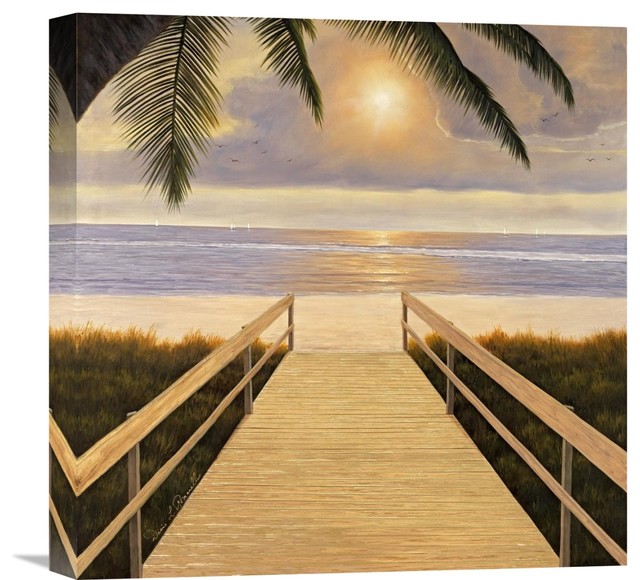 Tropical Palms Giclee Stretched Canvas Artwork 18 x 18 Global Gallery Brookview Studio Tropical Palms Giclee Stretched Canvas Artwork 18 x 18 Global Gallery Brookview Studio