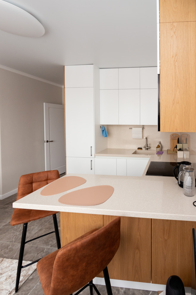 Современная кухня в минималистичном стиле