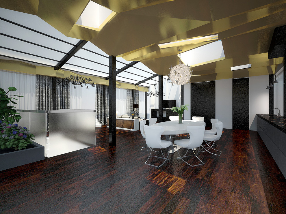 Проект 79 - Интерьер двухуровневой квартиры (2 вариант)