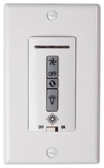 Monte Carlo Hard Wired Remote Wall Control Only Contemporary