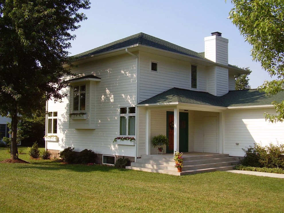 Transitional Farmhouse - Transitional - Exterior ...