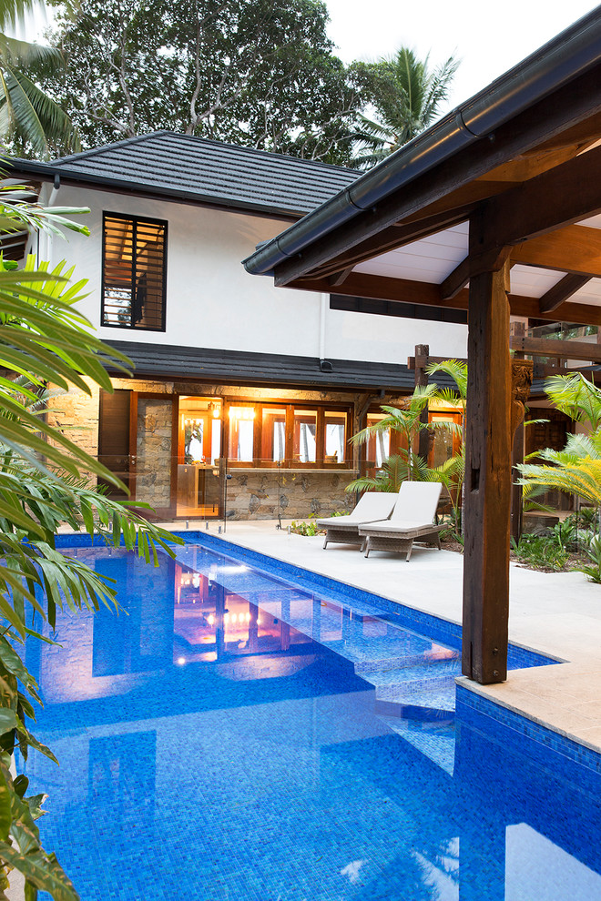 This is an example of a tropical pool in Cairns.