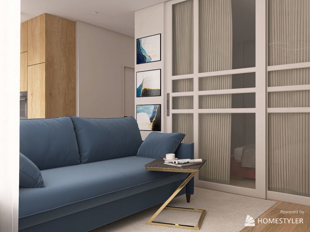 Однокомнатная квартира 51м2 для молодой семьи с ребенком