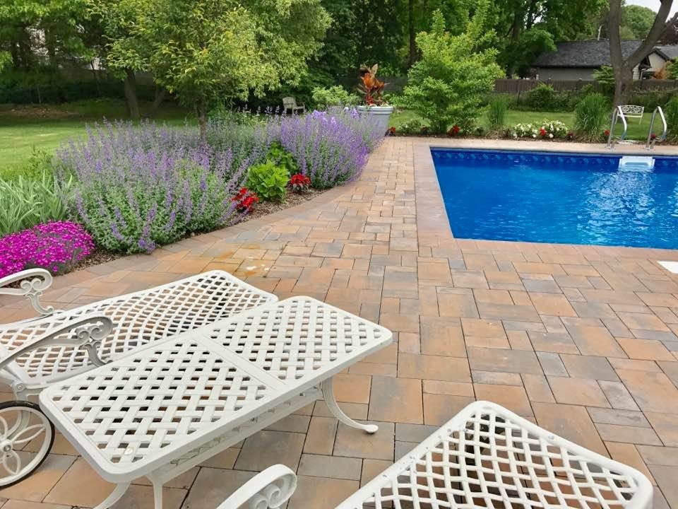 Pool Patio and Butterfly Garden