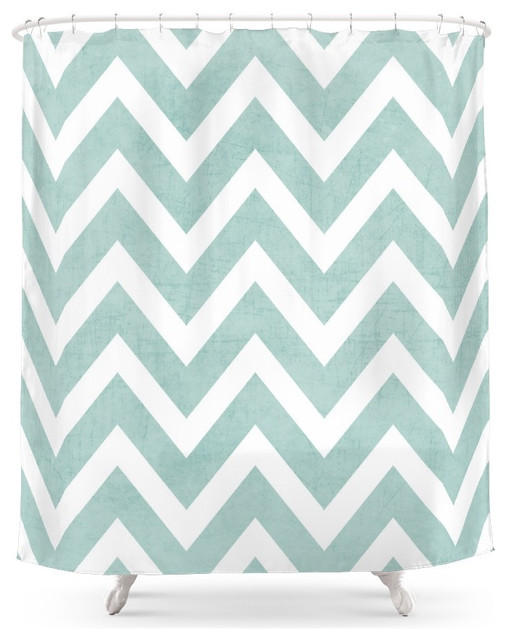 Chevron Shower Curtains society6 robins egg blue chevron shower curtain - contemporary Chevron Shower Curtains society6 robins egg blue chevron shower curtain - contemporary