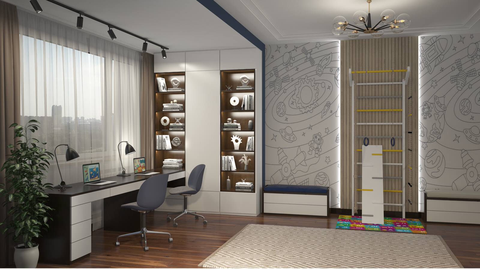 Детская комната для 2-х мальчиков