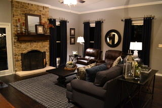 Ralph Lauren style living room