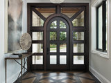 Transitional Entry by Pineapple House Interior Design