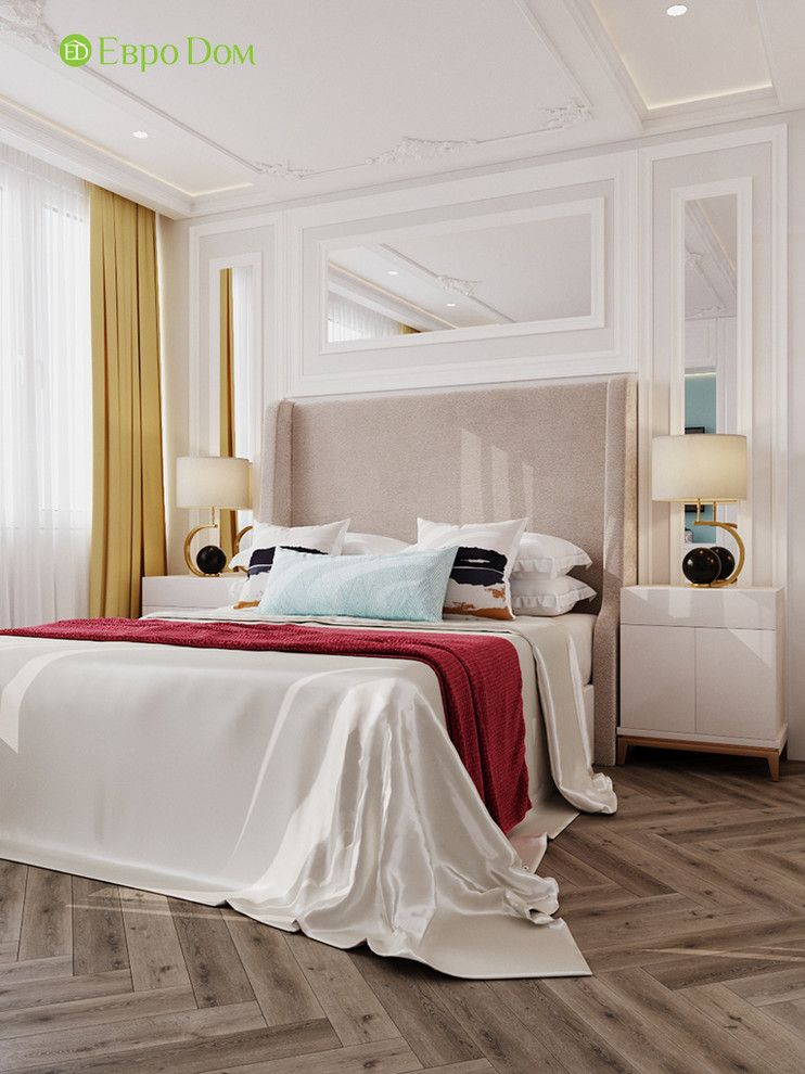 Дизайн четырехкомнатной квартиры 110 кв. м в стиле неоклассика. Фото проекта