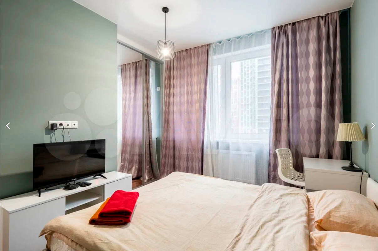 Хоумстейджинг квартиры для посуточной аренды в ЖК "Город"