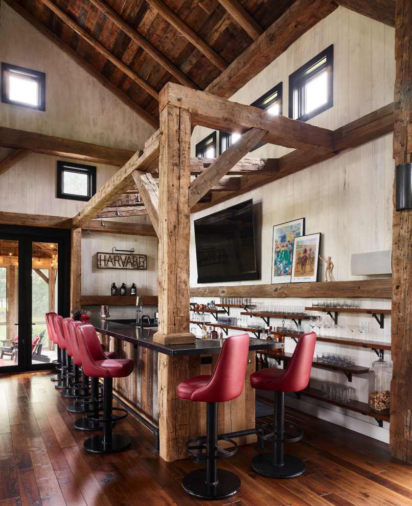 Labor Ipswich - Rustic - Home Bar - Boston - by AG&Co. Interior Design ...