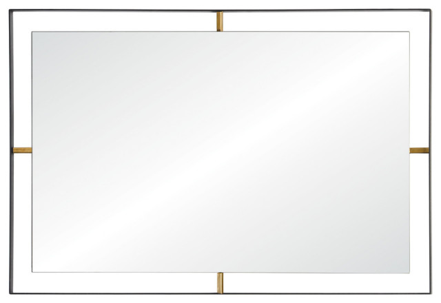 Framed 20 X 30 Rectangular Wall Mirror Matte Black Finish - 20 X 30 Mirrored Picture Frame Framed 20 X 30 Rectangular Wall Mirror Matte Black Finish - 20 X 30 Mirrored Picture Frame