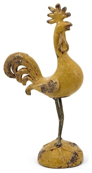 Rocardo Rooster with Metal Legs