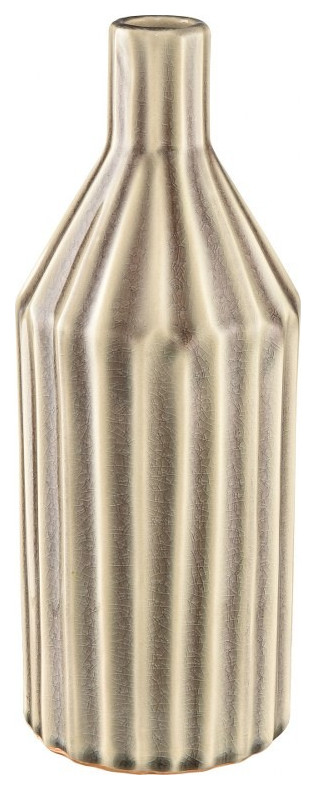 Ladysmith Fold - Tall Vase In Mid-Century Modern Style-12 Inches Tall and 4.5
