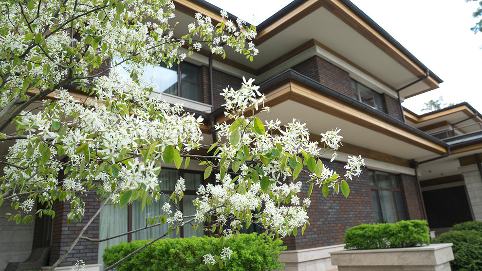 Вилла в стиле Райта. КП "Вымпел" Новорижское шоссе 2016 г.