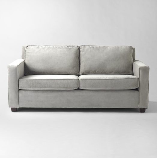 West elm performance velvet dove deals gray