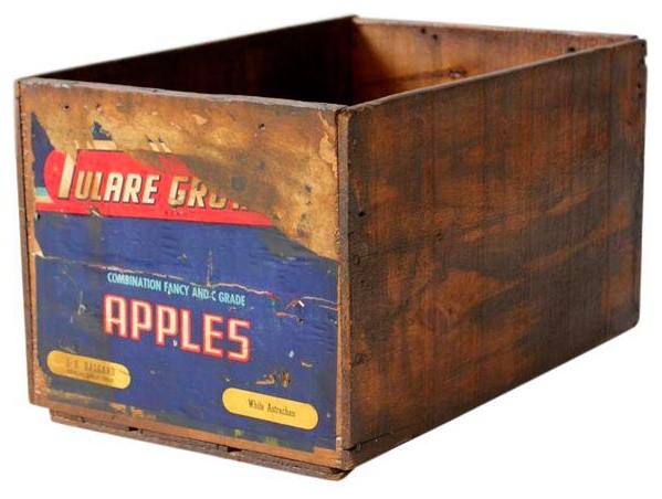 Consigned Vintage Wooden Apple Crate Rustic Storage Bins And Consigned Vintage Wooden Apple Crate Rustic Storage Bins And Bo