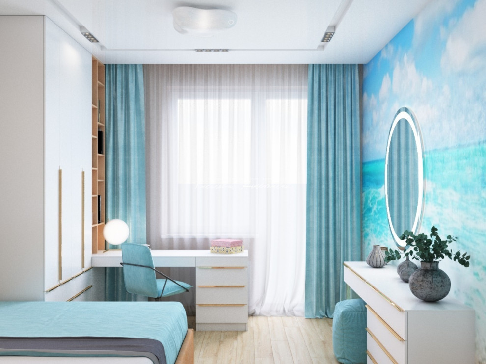 Современная квартира в Москве для молодой девушки