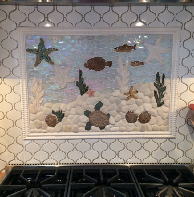 Inspiration for a coastal home design remodel in Boston