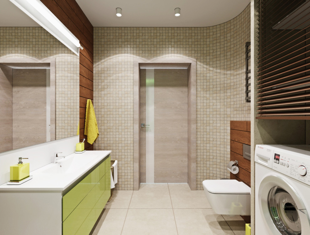 Дизайн-проект ванной комнаты от «Strekoza Design»