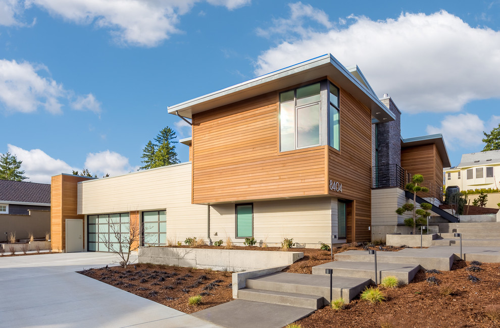 This is an example of a modern home in Portland.