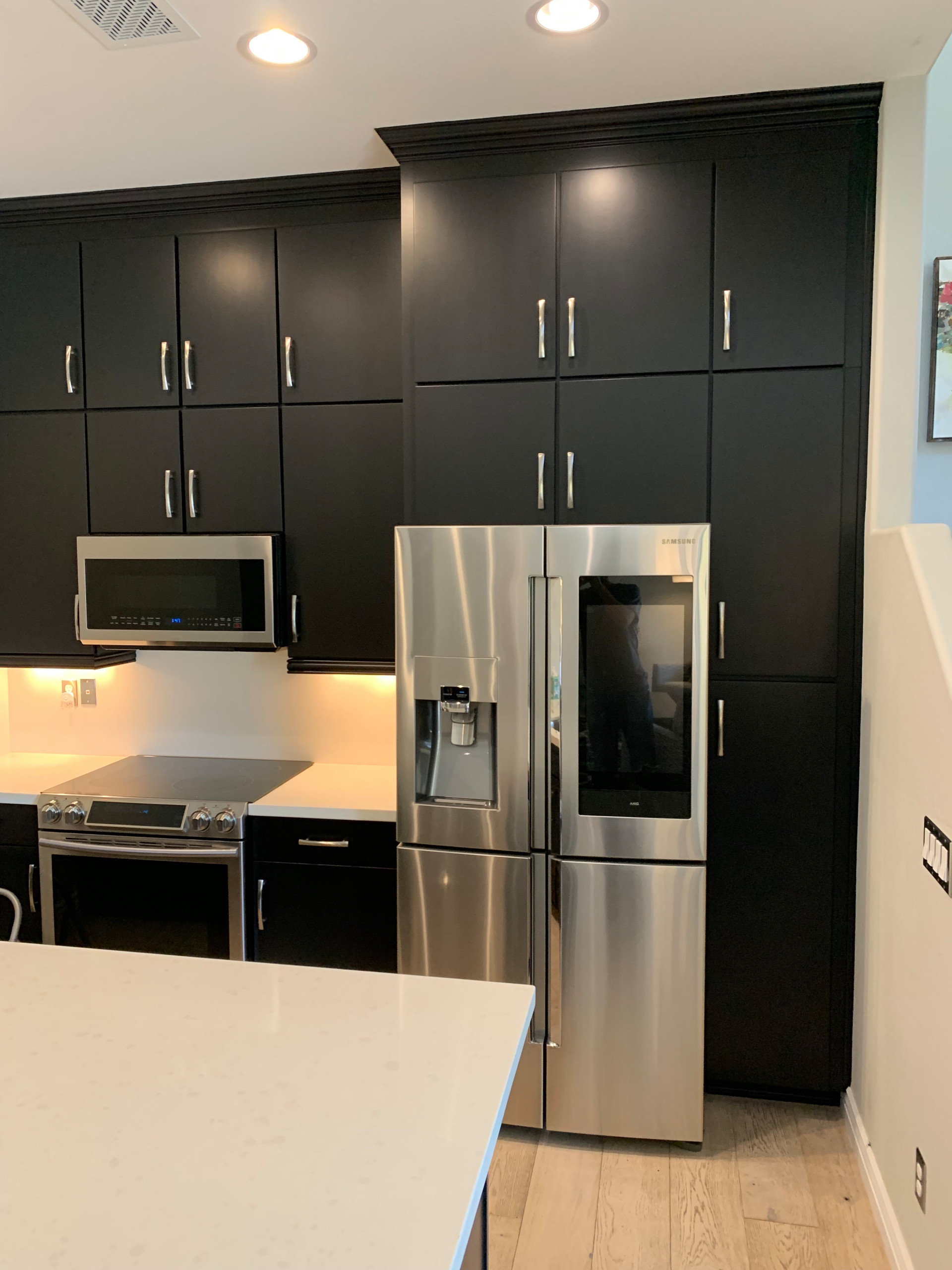 Black Painted Kitchen Cabinetry