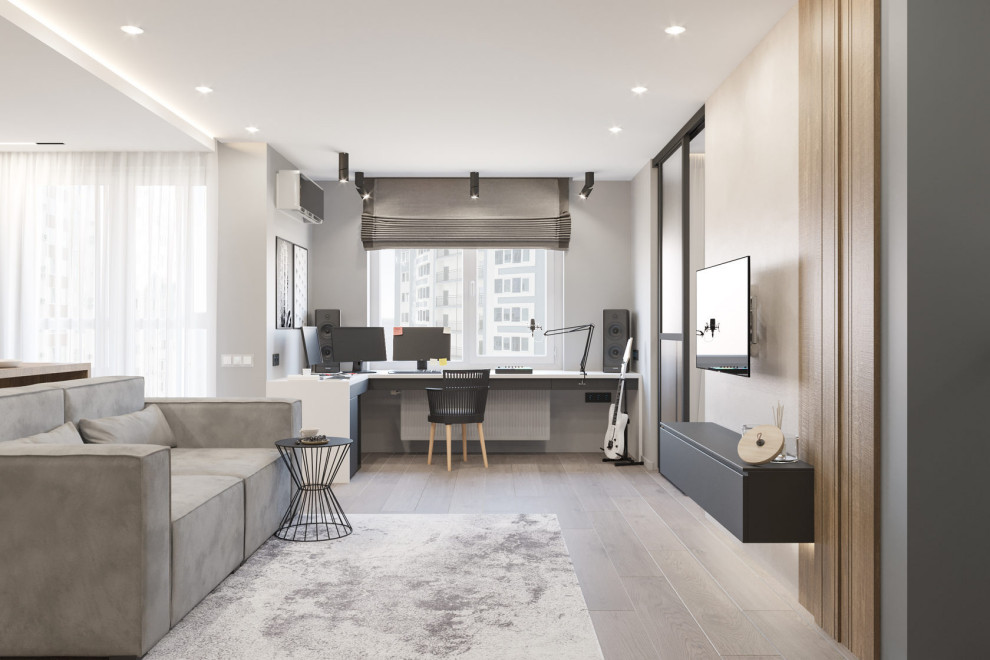 Проект двухкомнатной квартиры #urban_inspiration