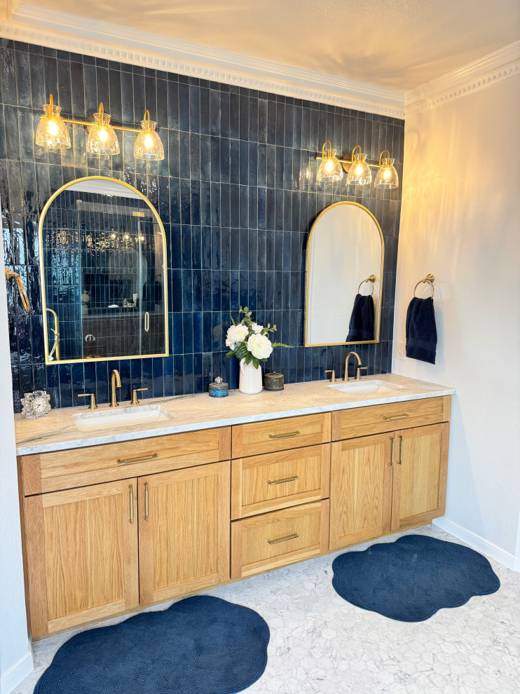 Royal Blue Bathroom Retreat