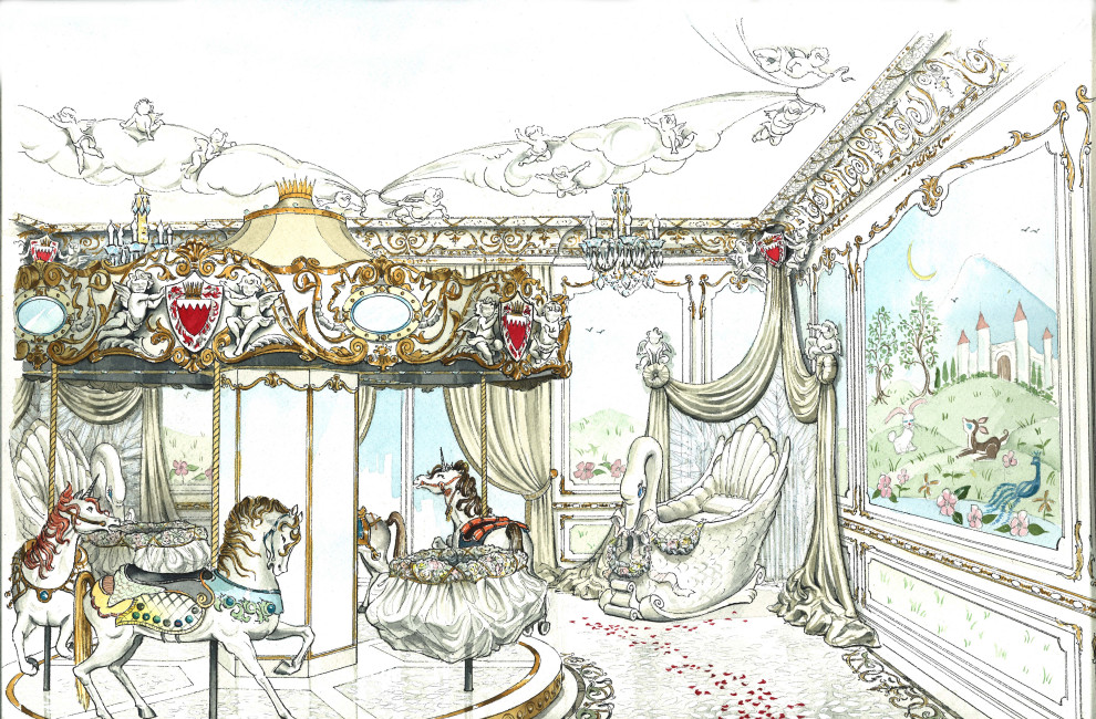 Childrens Rooms - Room for a Royal Saudi Arabian child