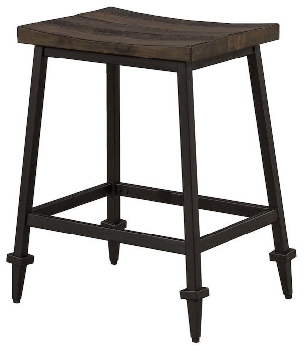 Trevino Backless Non-Swivel Counter Height Stools, Set of 2